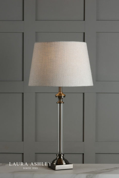 Laura Ashley Winston Chrome Table Lamp - Base Only